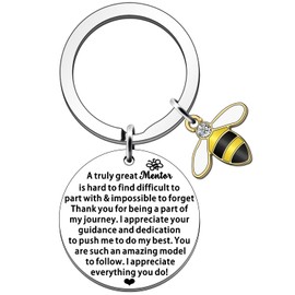 FMCC Mentor Gifts for Women Men-Thank You Mentor Gifts Leaving Going Retirement Gifts for Mentor Teacher Boss Keyring