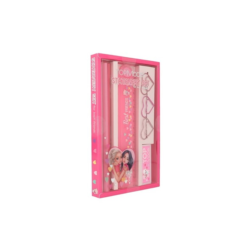 Depesche TOPModel 12857 Stationery Set in Pink with Model Motif