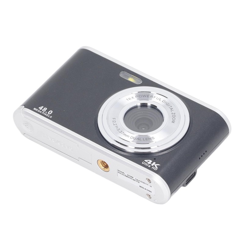 Pocket Camera 48MP 4K Ultra HD Dual Lens 16x Zoom