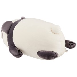 Liv Heart Marshmallow Animal 48928-95 Lin-Lin the Panda Bolster Cushion (Total Length: Approx. 10.6 inches (27 cm)), Fluffy, Squishy