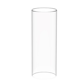 GLS Crystal Hurricane Candle Glas s, Glass Cylinder Open Both Ends,Glas s Lamp Shade,Open Ended Glas s,Multiple Size Choices Diameter 2", Height 8"