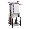 42" Tall Bathroom Towel Rack, Standing Towel Racks, 3 Tier