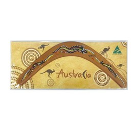 I Love Aus Real Wooden Boomerang Handmade in Australia – 18 Inch