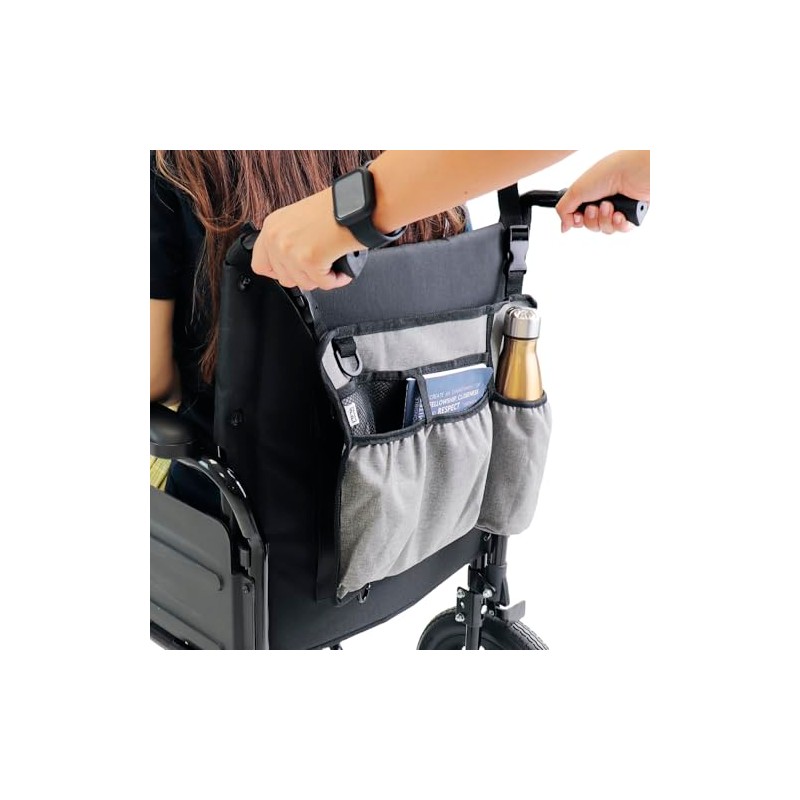 PEPE Mobility Wheelchair Bag for Back of Chair, 39x28 cm