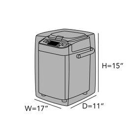 Covermates Keepsakes - Bread Maker Cover - Dust Protection - Stain Resistant - Washable - Appliance Cover, Bronze