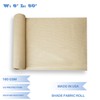 E&K Sunrise 6' x 50' Beige Sun Shade Fabric Sunblock