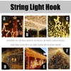 MengMain 180Pcs Gutter Light Hook,Galvanized Gutter Hook Clip,Gutter Light Hangers