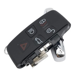 jokmoest Replacement Smart Car Key Fob Cover Case fit for Range Rover Evoque Velar Discovery Land Rover LR4 LR2 Sport and Jaguar XF XJ XE F-PACE F-Type Smart Keyless Entry Key Fob Shell