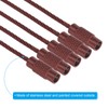 [PATIKIL] 6PCS 150mm Length Wire Keychain Cable Stainless Steel 1.5mm