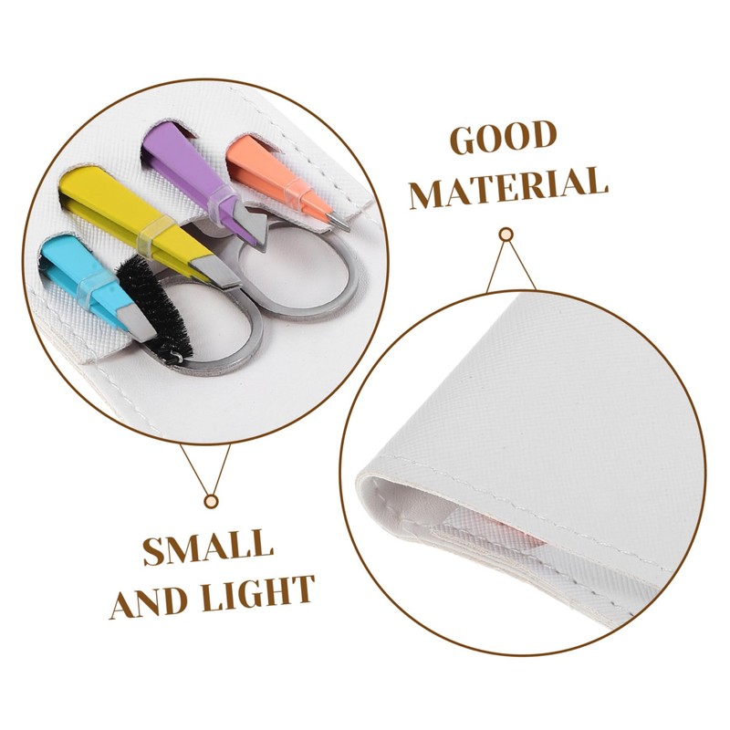 NOLITOY Sets Essential Eyebrow Tweezers Portable Trimming Clamp for Brows