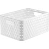 Rotho Country Storage Box 11 Litre Rattan Look, Plastic (Polypropylene)