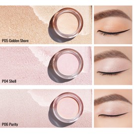 Oulac Cream Eyeshadow also for Highlighter Large Capacity Highly Pigmented Eye Shadow Waterproof &Long Lasting with Moisturizing Formula, Shimmer Glitter Eye Makeup Set 2