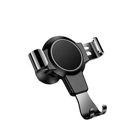 Car Air Vent Phone Holder Gravity Phone Cradle Compatible for Market Wide Screen Smartphone (Black)