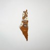 Palestine Wooden Wall Map Islamic Wall Art Decor - Size: