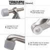 Midofar Triumph Hardware 2 Pack Hinge Pin Door Stopper,Adjustable Heavy