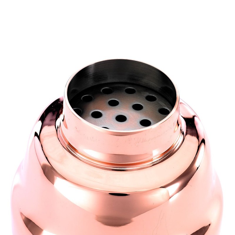 Barfly 3-Piece Cocktail Shaker Set, 18 oz., Copper