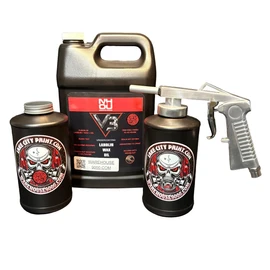NH Oil V3 Standard Economy Undercoating Spray Gun Kit (2 B Quart Bottles)