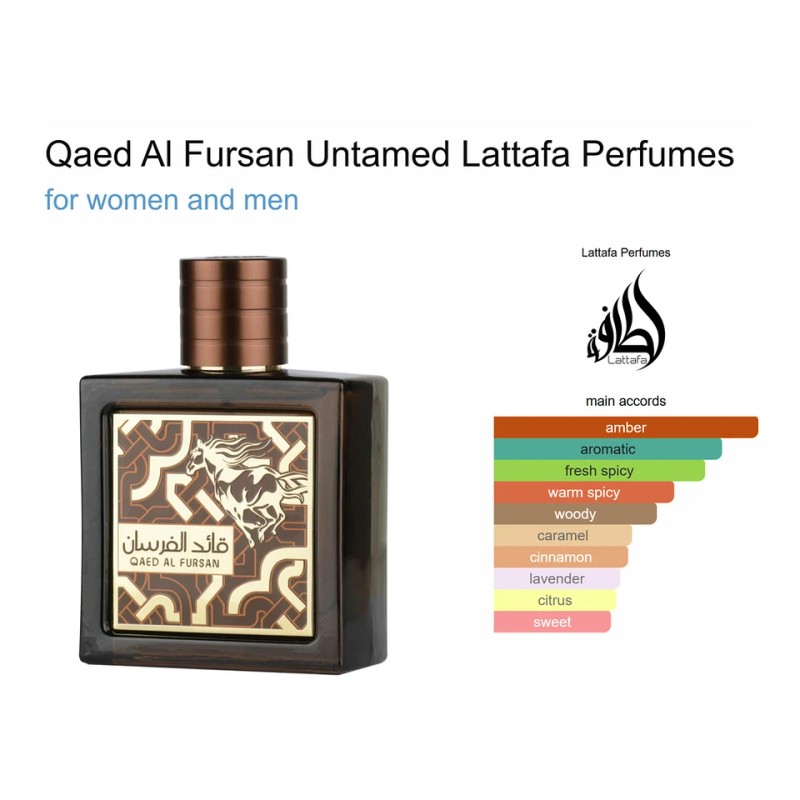 Qaed Al Fursan Untamed by Lattafa 90 ml (3.04 oz)