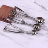 3PCS Stainless Steel Ice Cream Scoop,Meatball Scoop for Meatballs,Melon Baller