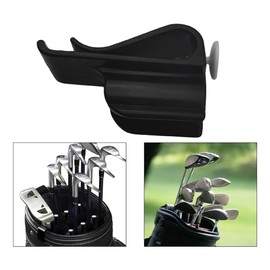 Wanjorlay 20 Pcs Golf Club Storage Clip Plastic Golf Putter Clip Organizer Ball Clubs Golf Accessories for Golfers Black