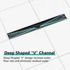 Neodrain 32 in Matte Black Linear Shower Drain- with 2-in-1