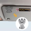 BBTO 2 Pcs Guardian Angel Sun Visor Clip Bless Travel