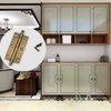 2Pcs Folding Butt Hinges Furniture Hardware Door Hinge Antique Pure