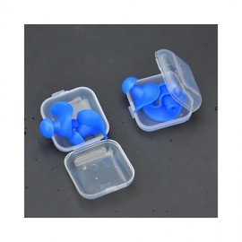 LuminaD m12005 Swimming Earplugs with Case for Water Activities Black