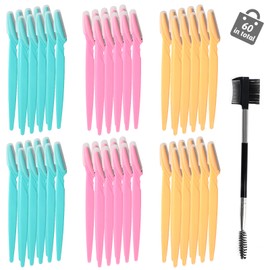 Face Razors Eyebrow Razor Face Shavers for Women 60pcs Dermaplaning Blades for Face Facial Razors for Women Eyebrow Shaver