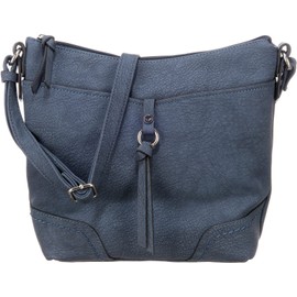 TOM TAILOR Bags Women's IMERI Shoulder Bag, S, 28 x 8.5 x 25 cm, blue, 28x8,5x25