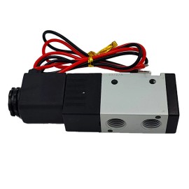 WIC Valve 1/4" 3 Way 2 Position Directional Control Electric Solenoid Air Valve 12V DC US