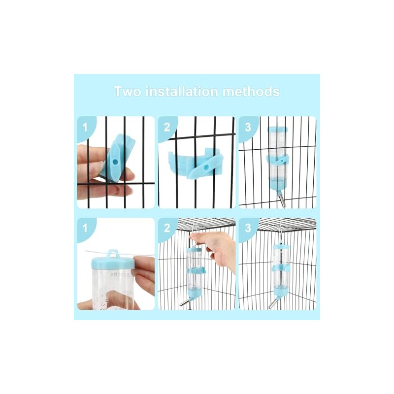 Hypeety Hamster Cage Drinking Water Bottle Parrot Mice Rat Gerbils