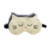 Cute Cat Sleeping Mask Fluffy Animal Eye Mask for Sleeping