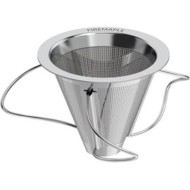 Fire-Maple Foldable Pour Over Coffee Filter Stainless Steel Coffee Dripper Collapsible Percolator for Home Outdoor