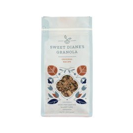 Sweet Diane’s Granola – Standard Size (12 oz): Organic, Low-Sugar, High-Fiber, Gluten-Free, Vegan, Delicious Breakfast and Snack Topper (Classic Size, Original Recipe)
