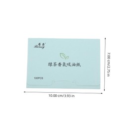 Ipetboom Oil Absorbing Tissues Ultra Thin Blotting Paper Sheets for Oily Skin Portable and Convenient Facial Oil Control