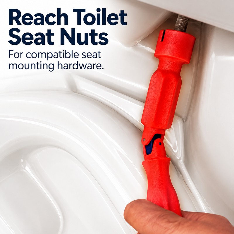 Toilet Seat Installation Wrench for Repair & Replacement – 0.67/0.51/0.39-Inch