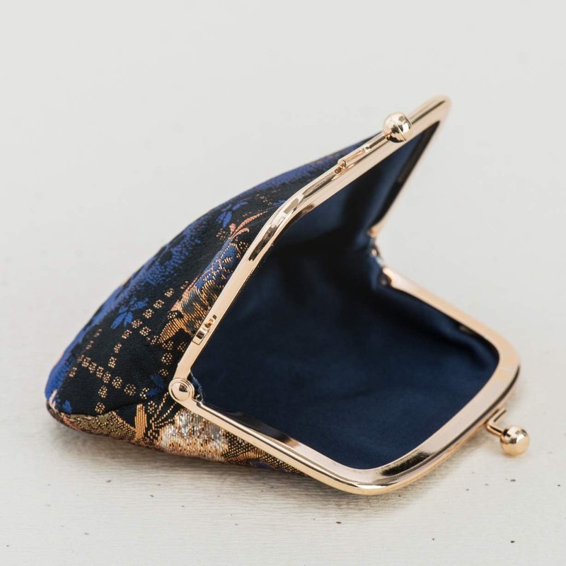Kyoto Geimidou Nishijin Weave Wallet, 3.3 inch (3.3 cm) Purse