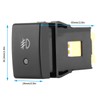 QANYEGN Car Led Fog Light Push Button, 3Pin Fog Light