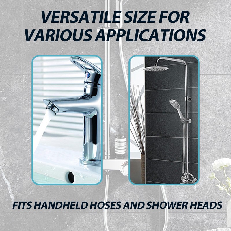 50 Pack Shower Head Gasket with Wire Mesh Middle -
