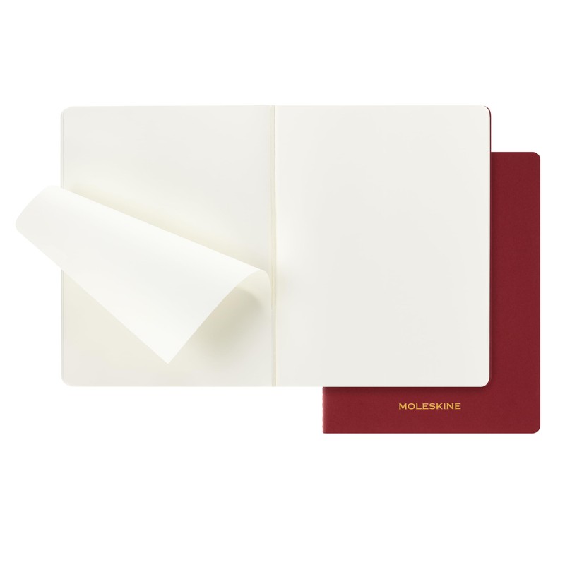 Moleskine Student Cahier Journal, Set of 2 Notebooks with Removable
