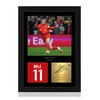 Gareth Bale A4 Framed Photo Display - Reproduced Digital Signature