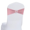 Joccun 60 PCS Spandex Chair Sashes Bows Stretch Chair Cover