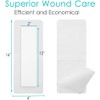 10 Pcs Extra Long Adhesive Island Dressing 4"x14" Bandage Bordered