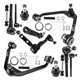 KAC Front Upper Control Arm with Ball Joint Assembly Fit for Ford F-150 1997-2003, for Ford Expedition 1997-2002 Sway Bar Tie Rod End Link replacement Suspension Kit
