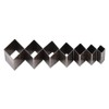 7Pcs 20-50mm Leather Diamond Shape Cutting Mold Die For Leather