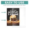 Photo Booth Frames - 5x7 Durable Crystal Clear Acrylic T-Shape