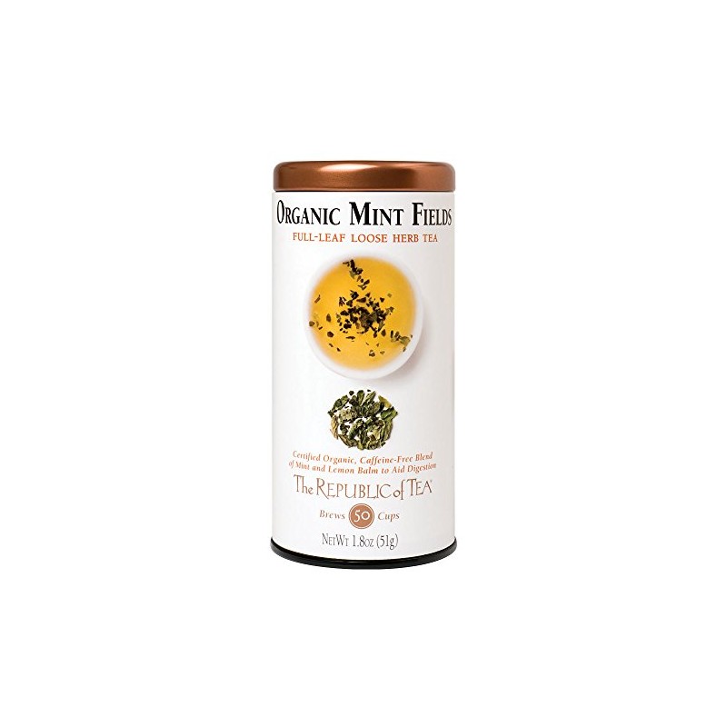 The Republic of Tea Organic Mint Fields Herb Tea by