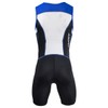 Aropec Men's Triathlon Panther Lycra Suit - Black/Blue/White, Small