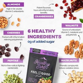 Mixed Nuts Unsalted | Trail Mix | Trail Mix without Peanuts | Sugar Free Snacks | Gourmet Snacks, Protein Snacks, Gluten Free, No Preservatives, High Fiber Snacks (Natural Antioxidant)